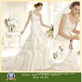 2013 New One-Shoulder Pleated Handmade Wedding Dress (W-73)